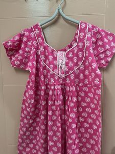 Cotton Maxi- Pink