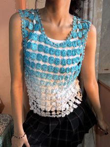 Ombre crochet top