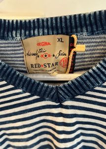 Striped V-Neck Sweater