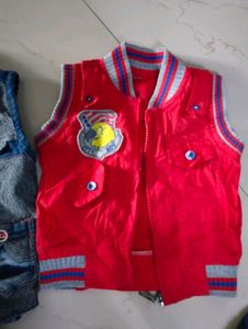 1to6 month Kids Dress With Combo Jecket
