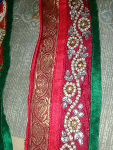 Vintage Embroidered Saree Border