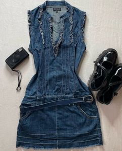 Vintage Y2k Denim Dress