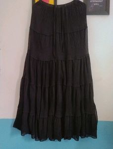 Long Flared Skirt