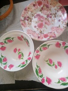 4 Plates With 2 Bowl Set