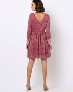 Vero Moda: Mauve Lace Dress
