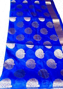 Pure Silk Kurta Set With Free New Saree