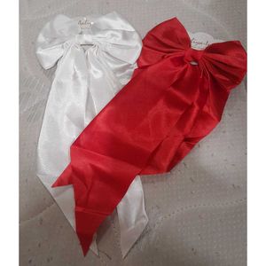 Red & White Hair Bows
