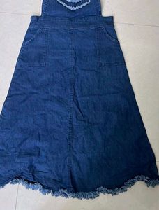 Denim dungaree