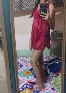 Red Mini Dress with pantie