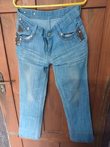 Blue Denim Jeans Stylish