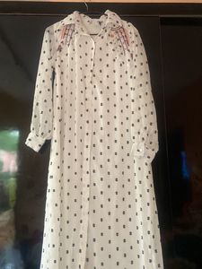 Vintage Polka Dot Maxi Dress