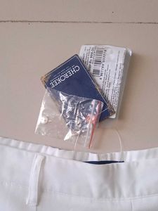 White Culottes Trouser Bottom From Cherokee