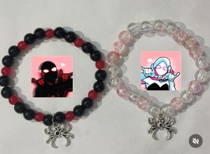 Cute Spiderman Matching Bracelets for couples