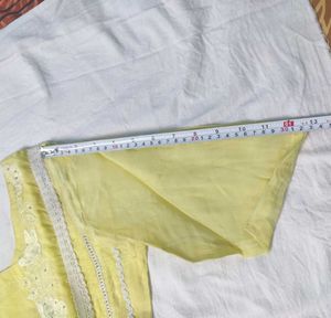 Yellow Embroidered Salwar Kameez Suit
