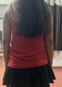 Rust Spaghetti Strap Tank