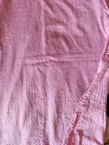 Selling Pink Cotton Kurta Set