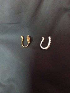 Hoop &amp; Flower Nose Rings