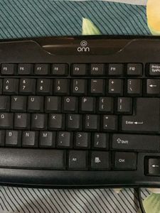 Onn Ona11ho089 Usb Wired Keyboard Black