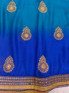 Multi Colour Saree With Blouse