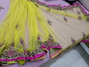 Elegant Embroidered Saree