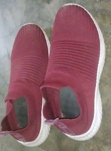 Women&#39;s Maroon Colour Shoes