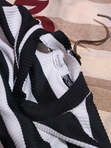Striped Ribbed Top