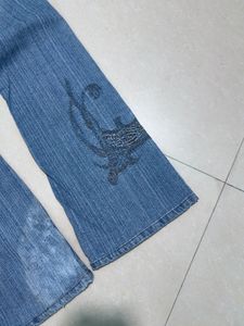 Embellished Flare Jeans