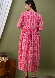 Nevisha Style Cotton Maternity And Feeding Kurti