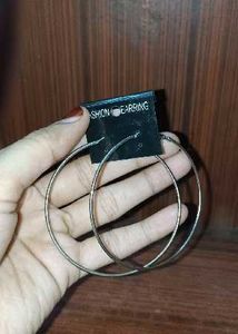 Silver Hoop Earrings