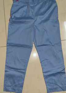 Light Blue Casual Pants
