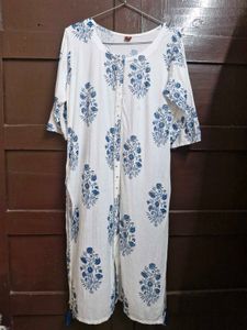 Blue Printed Palazzo Pants