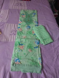 Green Embroidered Salwar Kameez
