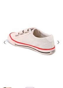 White Velcro Sneakers