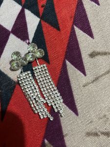 Sparkling Rhinestone Drop Earrings