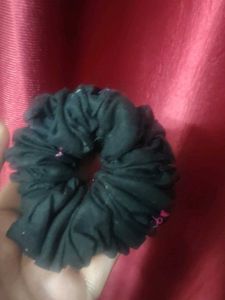 Colorful Scrunchie Set and nailpaint