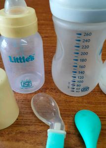 Feeding Bottles &amp; baby spoon