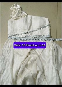 White One-Shoulder Mini Dress