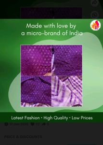 New Light weight Saree For Summer