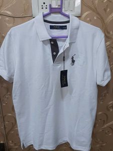 Classic White Polo Shirt