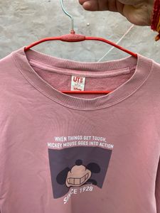 Orignal Uniqlo Mickey Mouse Graphic Sweatshirt