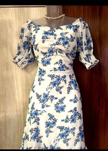 Floral Print Midi Dress❤️🌸