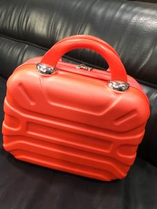 Orange Hard Shell Vanity Case