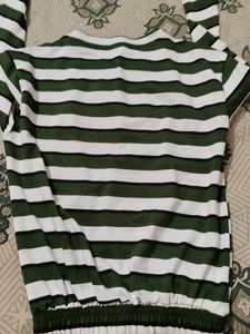 Striped &#39;Loved&#39; Top