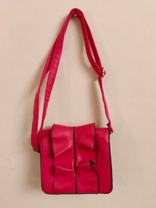 Sling Bag Rose Colour For Women.