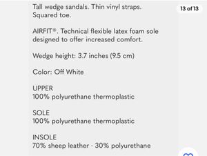 Zara Vinyl Wedges
