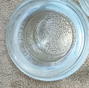 Clear Glass Thick Tealight Candle Holders.(3pc)