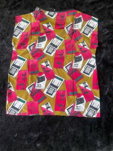 Printed Unused Top