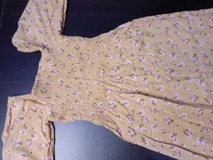 Floral Mini Dress For Women (Size-S)