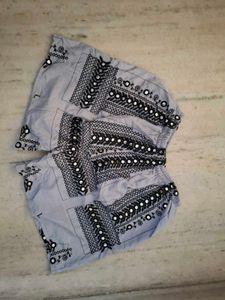 Blue Co-ord set with embroidery