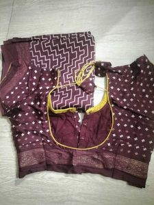 daily wear saree's with blouse- Set of Two